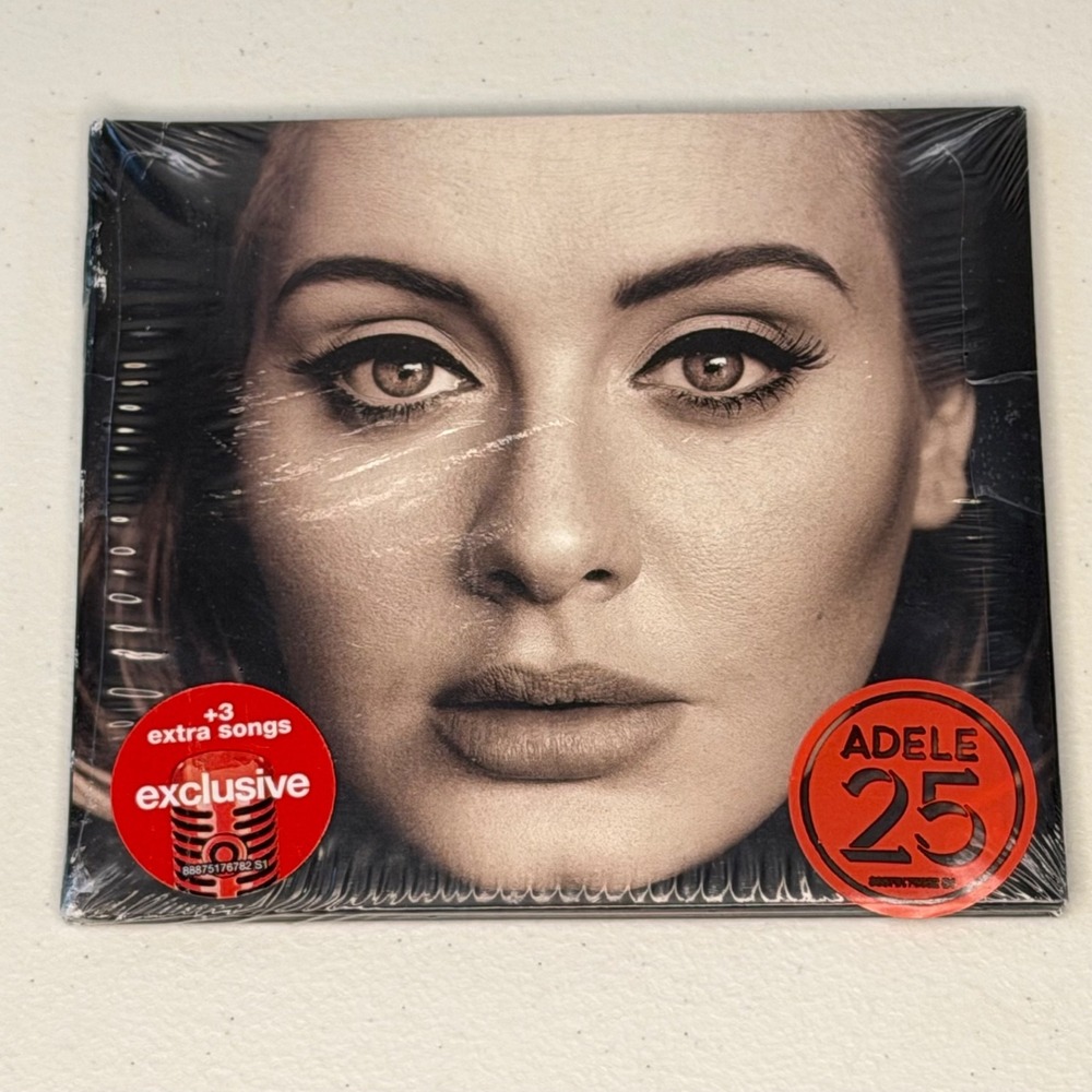 25 by Adele (CD, 2015, Columbia) Target Exclusive 3 Extra Songs NEW Sealed